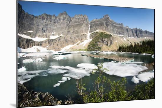 Iceberg Lake, Glacier National Park, Montana, USA-Roddy Scheer-Mounted Photographic Print