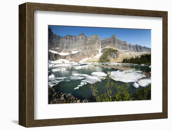 Iceberg Lake, Glacier National Park, Montana, USA-Roddy Scheer-Framed Photographic Print