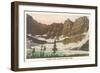 Iceberg Lake, Glacier National Park-null-Framed Premium Giclee Print