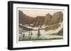 Iceberg Lake, Glacier National Park-null-Framed Premium Giclee Print