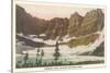 Iceberg Lake, Glacier National Park-null-Stretched Canvas