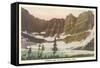 Iceberg Lake, Glacier National Park-null-Framed Stretched Canvas