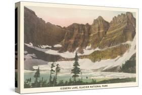 Iceberg Lake, Glacier National Park-null-Stretched Canvas