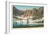 Iceberg Lake, Glacier Park, Montana-null-Framed Art Print