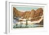 Iceberg Lake, Glacier Park, Montana-null-Framed Art Print