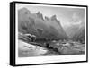 Iceberg Lake, Isterdal, Norway, Mid-Late 19th Century-Edward Paxman Brandard-Framed Stretched Canvas