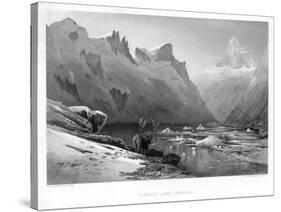 Iceberg Lake, Isterdal, Norway, Mid-Late 19th Century-Edward Paxman Brandard-Stretched Canvas