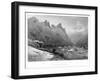 Iceberg Lake, Isterdal, Norway, Mid-Late 19th Century-Edward Paxman Brandard-Framed Giclee Print