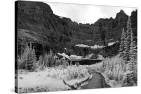 Iceberg Lake Landscape in Infrared-searagen-Stretched Canvas