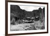 Iceberg Lake Landscape in Infrared-searagen-Framed Photographic Print