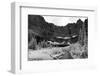 Iceberg Lake Landscape in Infrared-searagen-Framed Photographic Print