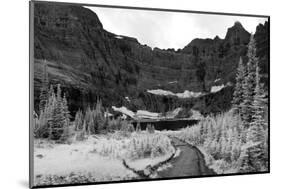 Iceberg Lake Landscape in Infrared-searagen-Mounted Photographic Print