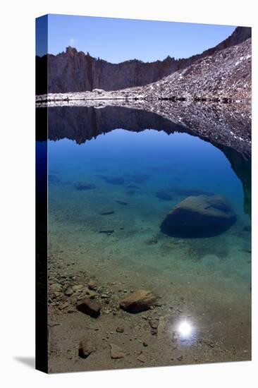 Iceberg Lake Near Mount Whitney in Lone Pine, California-Brett Holman-Stretched Canvas