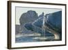 Iceberg Melting in Disko Bay in Greenland-null-Framed Photographic Print