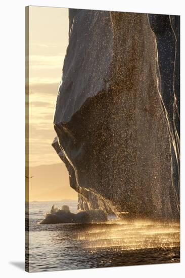 Iceberg Melting in Disko Bay in Greenland-Paul Souders-Stretched Canvas