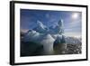 Iceberg Melting under Summer Sun in Burgerbukta Bay-Paul Souders-Framed Photographic Print