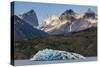 Iceberg on Lago Grey Lake in the Torres Del Paine National Park, Patagonia, Chile, South America-Michael Runkel-Stretched Canvas