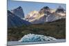 Iceberg on Lago Grey Lake in the Torres Del Paine National Park, Patagonia, Chile, South America-Michael Runkel-Mounted Photographic Print