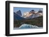 Iceberg on Lago Grey Lake in the Torres Del Paine National Park, Patagonia, Chile, South America-Michael Runkel-Framed Photographic Print