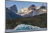 Iceberg on Lago Grey Lake in the Torres Del Paine National Park, Patagonia, Chile, South America-Michael Runkel-Mounted Photographic Print