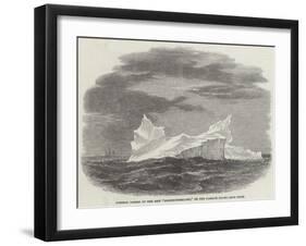 Iceberg Passed by the Ship Northumberland, on Her Passage Round Cape Horn-null-Framed Giclee Print