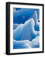 Iceberg Patterns, Lago Grey, Torres Del Paine National Park, Patagonia, Chile, South America-James Hager-Framed Photographic Print