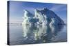 Iceberg, Vikingbukta (Viking Bay), Scoresbysund, Northeast Greenland, Polar Regions-Michael Nolan-Stretched Canvas