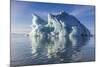 Iceberg, Vikingbukta (Viking Bay), Scoresbysund, Northeast Greenland, Polar Regions-Michael Nolan-Mounted Photographic Print