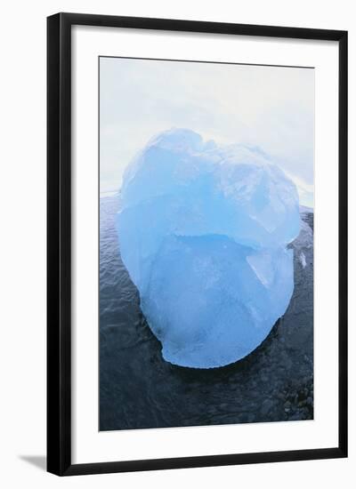 Iceberg Washed Ashore-DLILLC-Framed Photographic Print