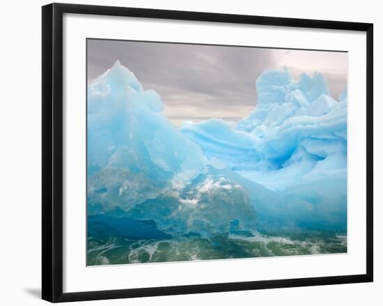 Iceberg, Western Antarctic Peninsula, Antarctica-Steve Kazlowski-Framed Photographic Print