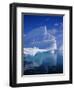 Iceberg with Fluted and Honeycomb Textures, Antarctica, Polar Regions-Geoff Renner-Framed Photographic Print