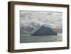 Iceberg with Mountain Range in Background-DLILLC-Framed Photographic Print