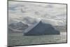 Iceberg with Mountain Range in Background-DLILLC-Mounted Photographic Print