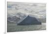 Iceberg with Mountain Range in Background-DLILLC-Framed Photographic Print