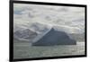 Iceberg with Mountain Range in Background-DLILLC-Framed Photographic Print