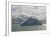 Iceberg with Mountain Range in Background-DLILLC-Framed Photographic Print