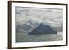 Iceberg with Mountain Range in Background-DLILLC-Framed Photographic Print