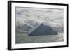 Iceberg with Mountain Range in Background-DLILLC-Framed Photographic Print