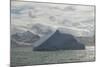 Iceberg with Mountain Range in Background-DLILLC-Mounted Photographic Print