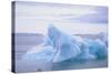 Iceberg with Pack Ice in Distance-DLILLC-Stretched Canvas