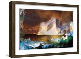 Iceberg-Frederic Edwin Church-Framed Art Print