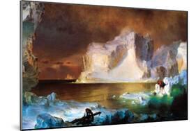 Iceberg-Frederic Edwin Church-Mounted Art Print