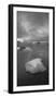 Icebergs 1 Vertical B&W-Moises Levy-Framed Photographic Print