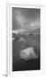 Icebergs 1 Vertical B&W-Moises Levy-Framed Photographic Print