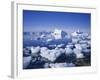 Icebergs and Brash Ice, Antarctica, Polar Regions-Geoff Renner-Framed Photographic Print