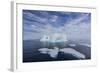 Icebergs and Brash Ice Near the Cumberland Peninsula, Baffin Island, Nunavut, Canada, North America-Michael Nolan-Framed Photographic Print