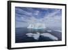 Icebergs and Brash Ice Near the Cumberland Peninsula, Baffin Island, Nunavut, Canada, North America-Michael Nolan-Framed Photographic Print