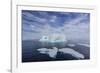 Icebergs and Brash Ice Near the Cumberland Peninsula, Baffin Island, Nunavut, Canada, North America-Michael Nolan-Framed Photographic Print