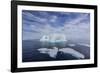 Icebergs and Brash Ice Near the Cumberland Peninsula, Baffin Island, Nunavut, Canada, North America-Michael Nolan-Framed Photographic Print