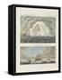 Icebergs and Icefields-null-Framed Stretched Canvas